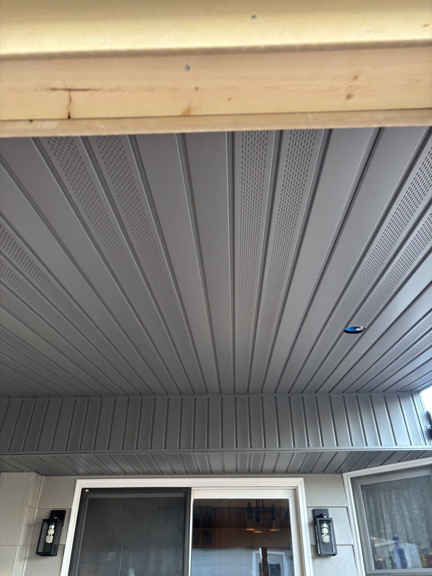 Vented soffit and fascia panels